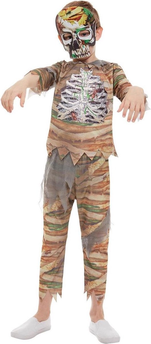 Zombie Mummy Costume Cream M