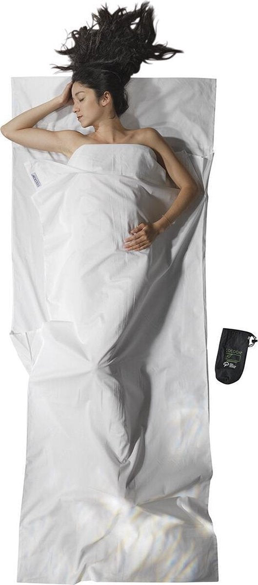 Cocoon Travelsheet Biologisch Katoen - Wit