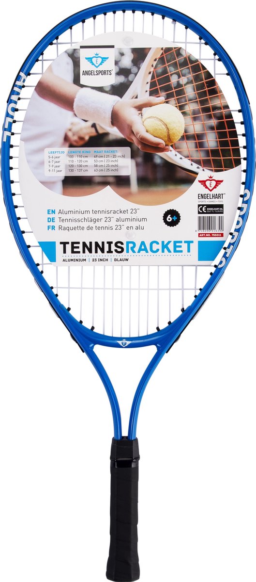 Angel Toys Tennisracket - Blauw - 23 inch