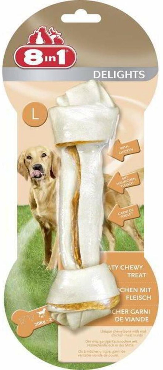 8in1 Delights - Kip - Hondensnack - S