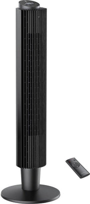 Torenventilator - 91W - 106 cm -  in hoogte verstelbare 90° oscillerende torenventilator -Staande Oscillerende Kolomventilator - Timer - Afstandsbediening - Stil 44dB - met 5 ventilatorsnelheden-Zwart