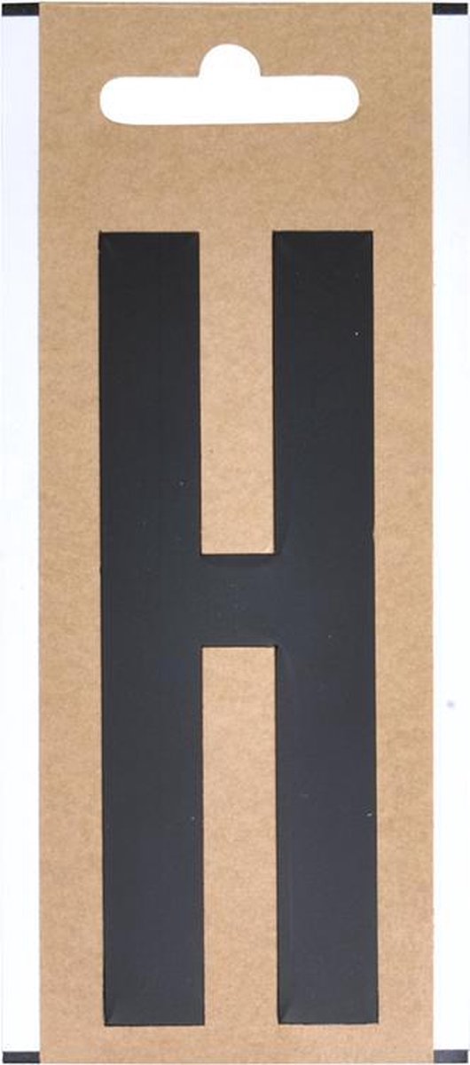 Letter etiket " H " 10cm