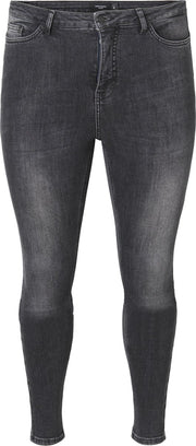 Vero Moda Curve Lora High Waist Dames Slim Jeans - Maat XXL (54)