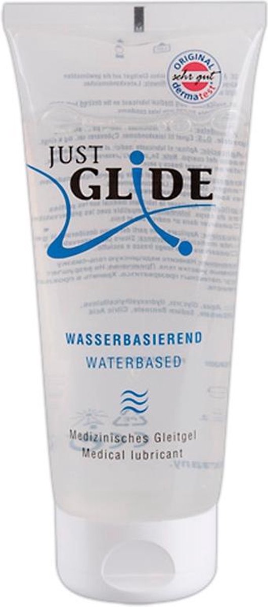 Just Glide Op Waterbasis Glijmiddel - 200 ml