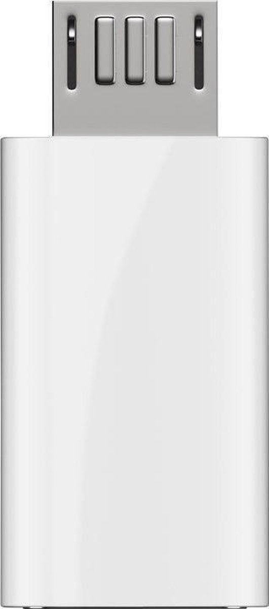 Goobay 55550 tussenstuk voor kabels USB Micro B USB C Wit