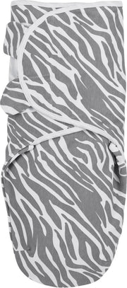 SwaddleMeyco Inbakerdoek Zebra - 4-6 mnd - grijs