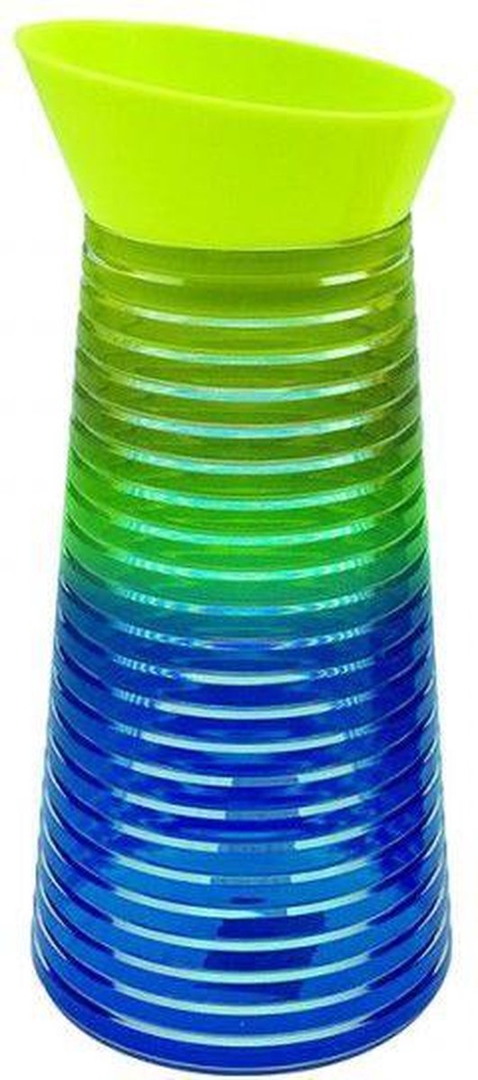 Zak!Designs Swirl - Waterkaraf - 1 liter - Regenboog Koud