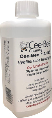 Cee-Bee A-18S Hygienische Handspray op alcoholbasis | Dispenser navulling 500ml | met Glycerine tegen het uitdrogen van de handen