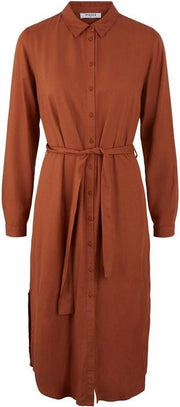Pcbarbel Ls Long Dress Cp  Bc 17106502 Mocha Bisque/cp