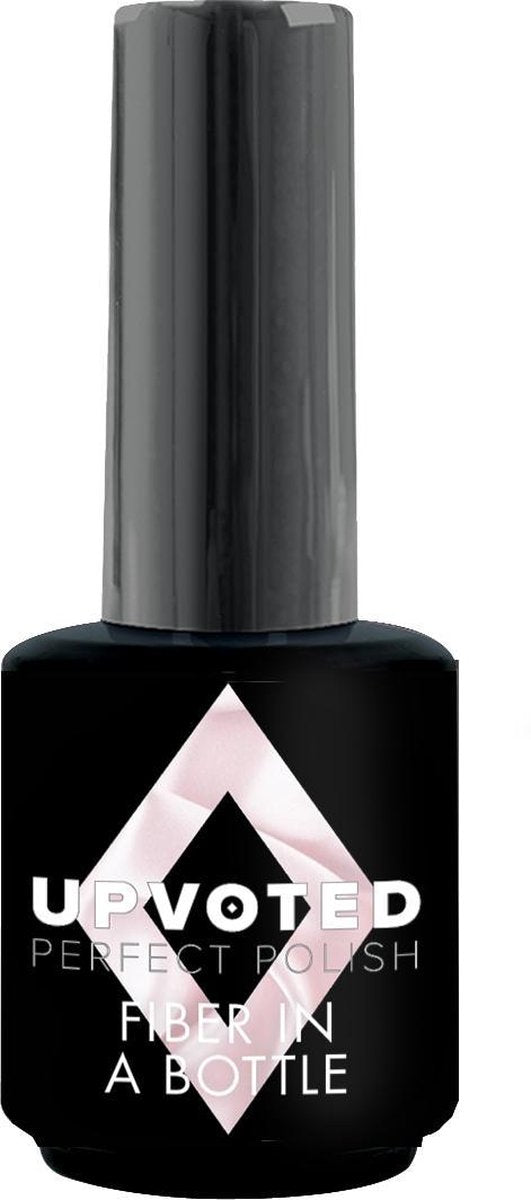 Upvoted Fiber in a Bottle - Satin Pink - Creëer extra stevige nagels - 15 ml
