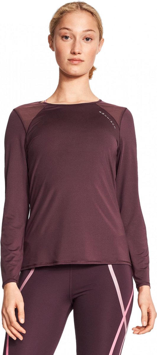 Röhnisch Sportshirt Asta Dames Polyester/elastaan Paars Mt L