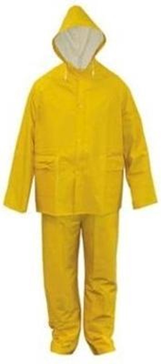 Regenpak PVC geel XXXL