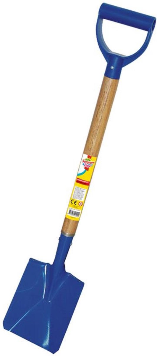 Schep - Bats - 65cm - Metaal - Rood of blauw -1 stuks - Willekeurig geleverd