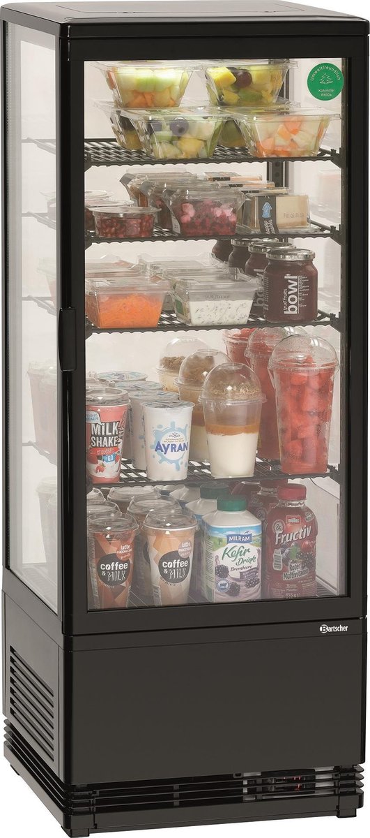 Mini-koelvitrine 98L-SW