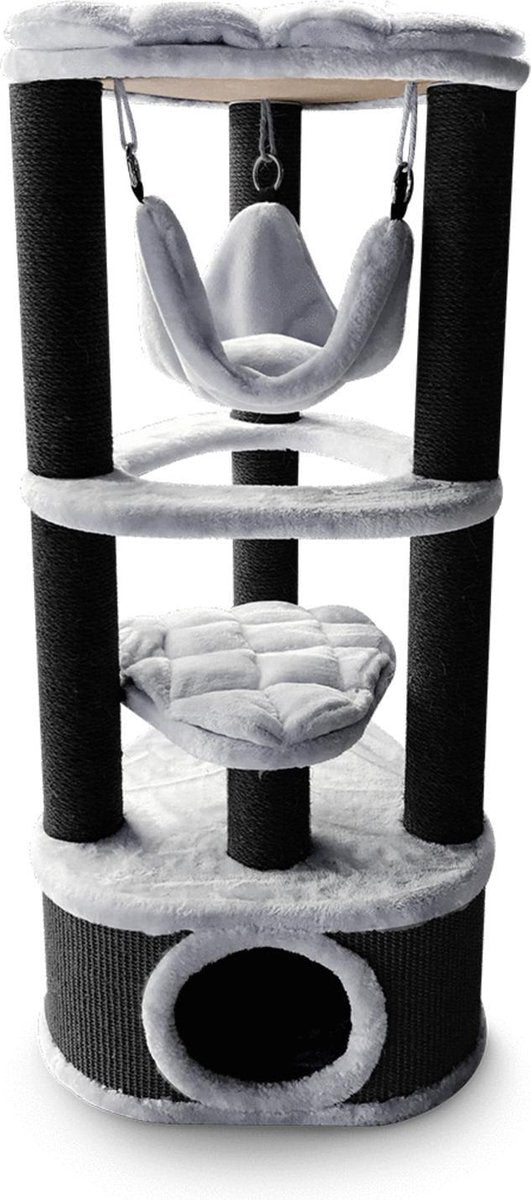 Petrebels Catharina 120 katten krabpaal - Grijs - 120 cm - stabiel