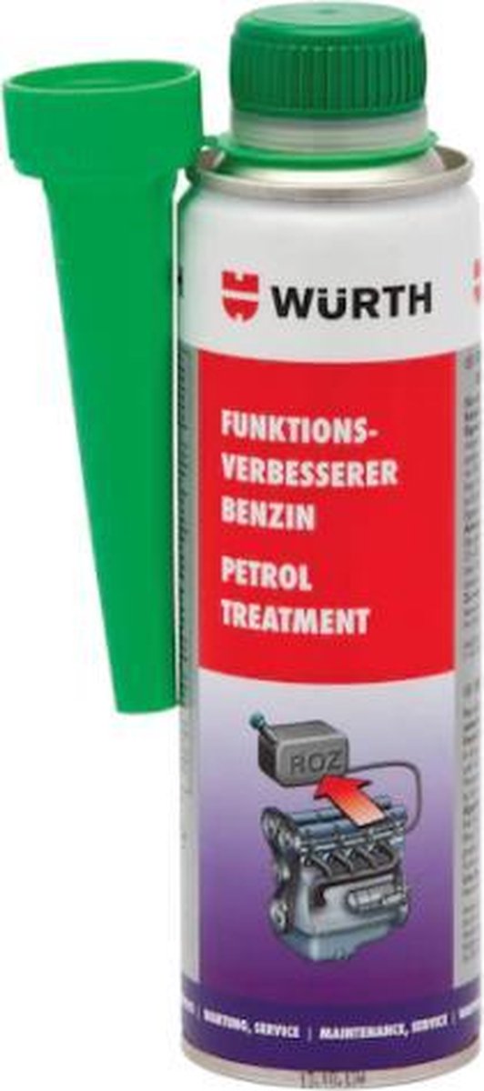 Wurth WERKINGSVERBETERAAR BENZINE - Prestatie verbeteraar benzinemotoren - BENZINE ADDITIEF 300ML