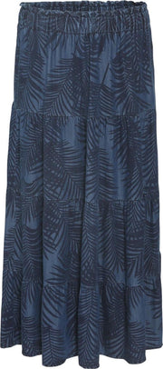 Rok in bedrukte tencel