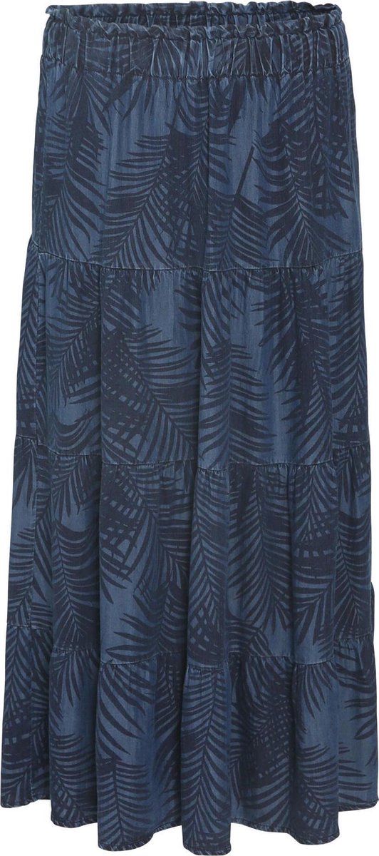 Rok in bedrukte tencel