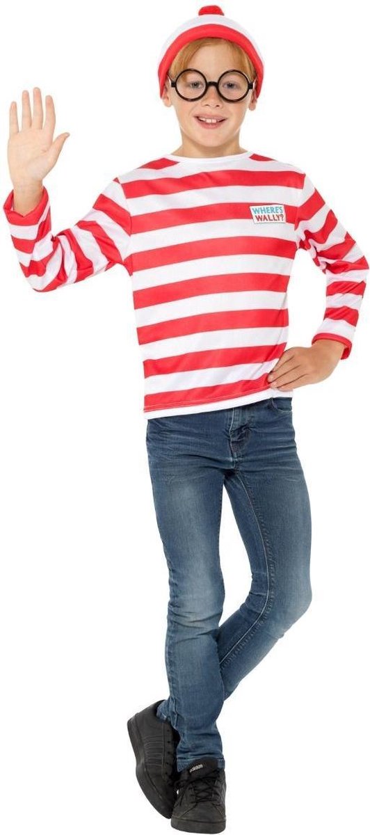 Waar Is Wally Verkleedset Kind - Maat L