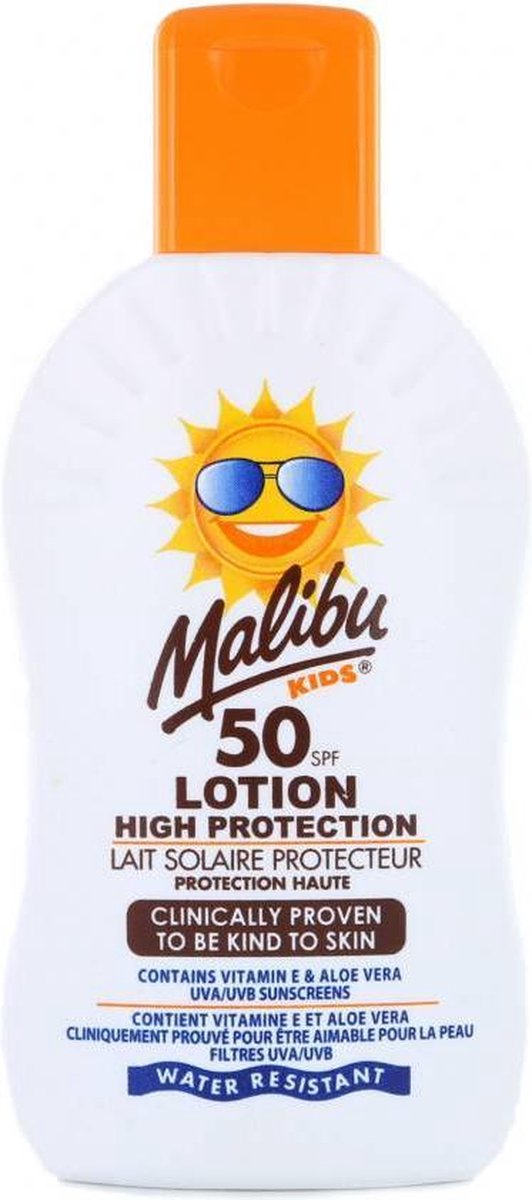 Malibu Kids Zonnebrandcrème - 200 ml (SPF 50)