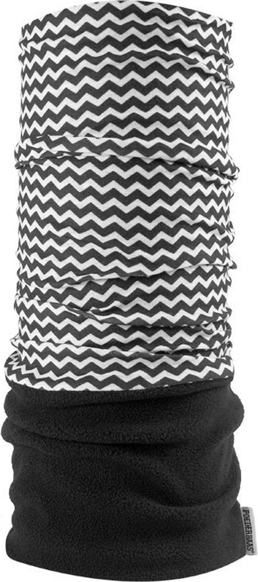 Poederbaas Nekwarmer - Unisex - zwart/wit