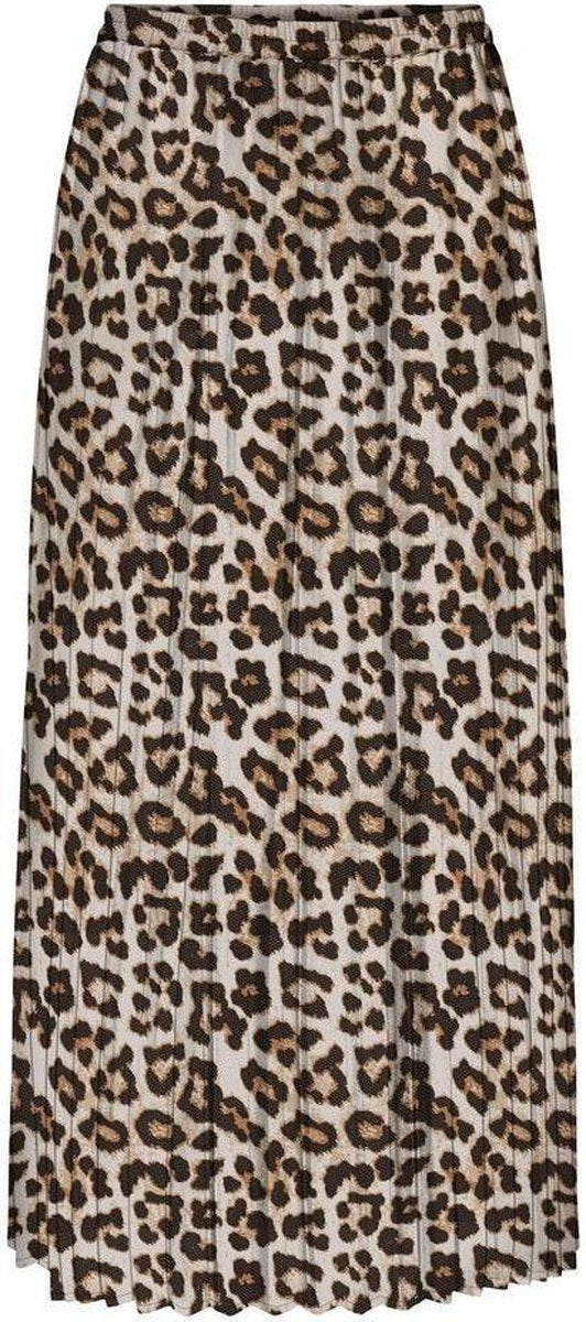 Onlalma Life Poly Plisse Skirt Aop Wvn 5 15233230 Pumice Stone/leo