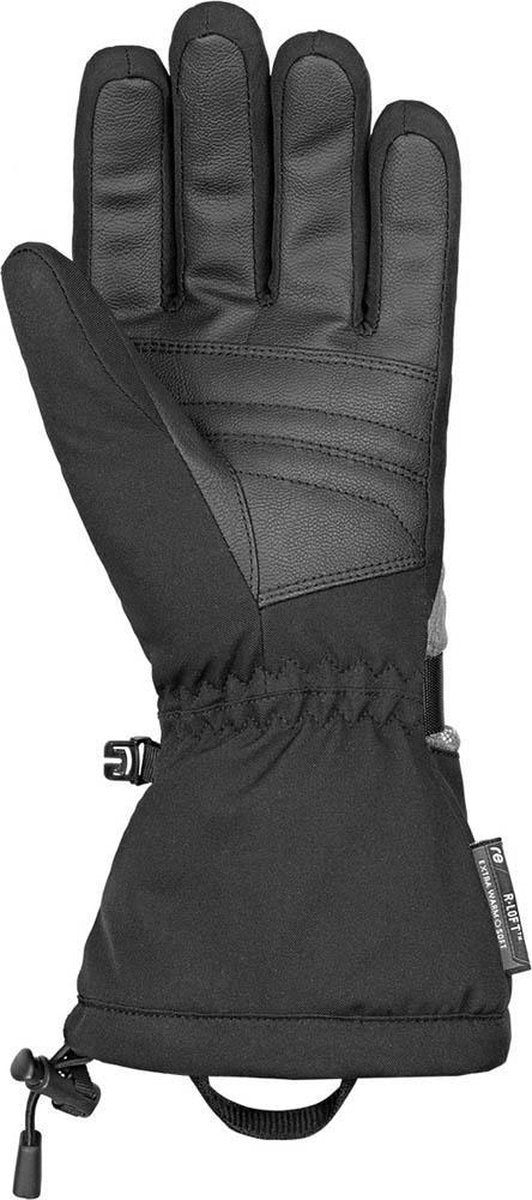 Reusch Demi R-TEX® XT Dames Skihandschoenen - Black/Grey Melange/Silver - Maat 7