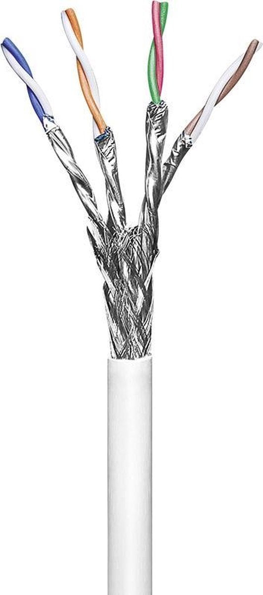 Wentronic 94217 - Cat 6 UTP-kabel - Zonder connector - 100 m - wit