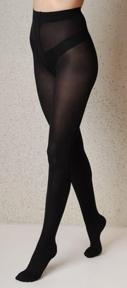 Segretta Young Coprente 70 Matte Opaque Panty met medium compressie - Black (XL)