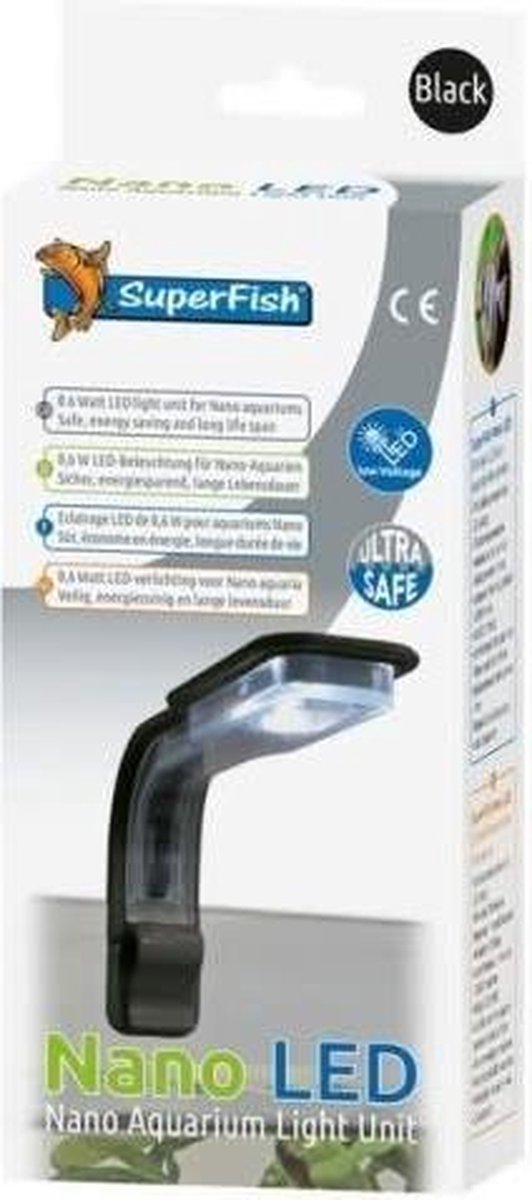 Superfish nano led zwart