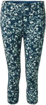 Craghoppers Legging Nosilife Luna Dames Polyester Donkerblauw/wit Mt 42