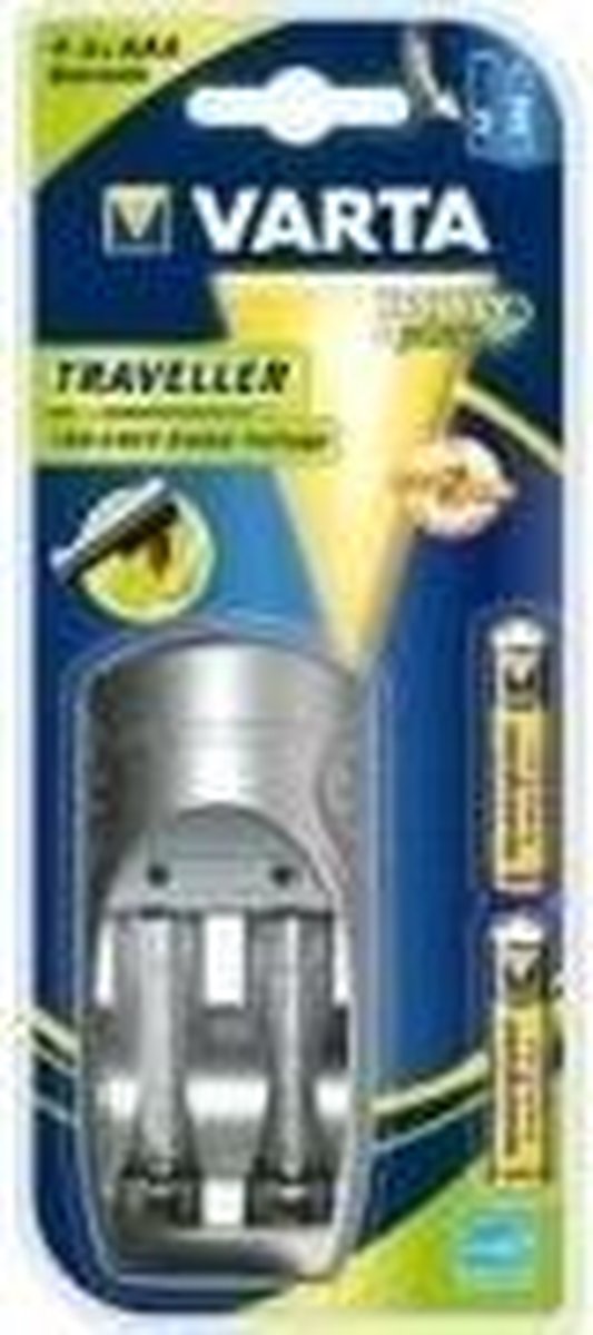 Varta Traveller Charger + 2 x 2100 mAh NiMH batterijen