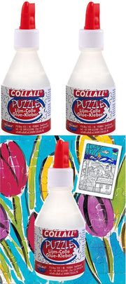 3x Puzzellijm - Totaal 300ml - Geniet langer van je gemaakte puzzel !