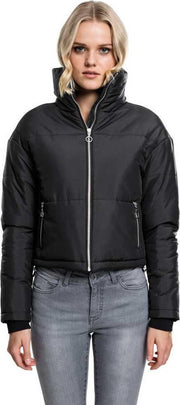 Urban Classics Winterjas -L- Oversized High Neck Zwart