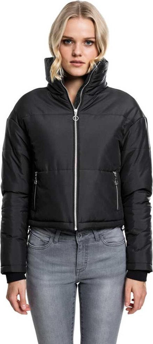 Urban Classics Winterjas -L- Oversized High Neck Zwart
