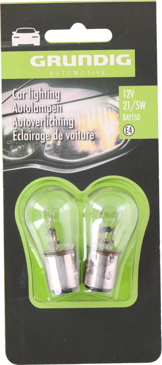 Autolicht - 12V - 21/5W - BAY15D - Grundig