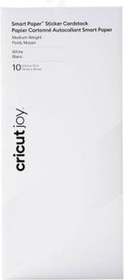 Cricut Joy Stickerpapier - Smart Sticker Cardstock - 10 vellen - Wit