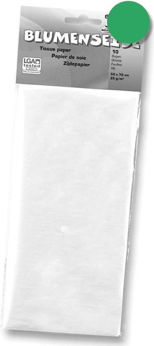 21x Folia zijdepapier groen