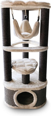 Petrebels Catharina 120 katten krabpaal - Creme - 120 cm - stabiel