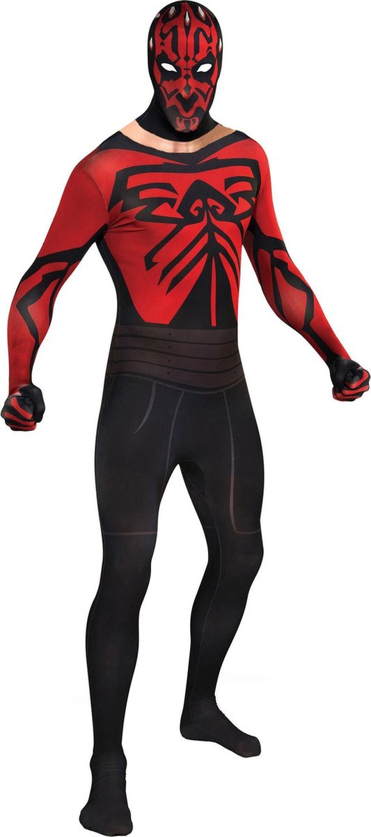 "Darth Maul™ second skin voor volwassenen  - Verkleedkleding - 152/160"