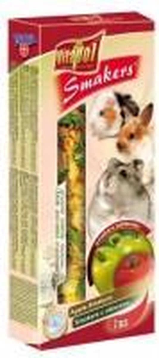 Vitapol knaagdiersticks appel 3x2 stuks
