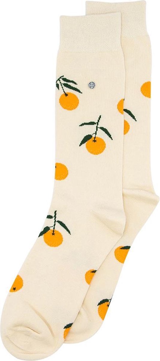 Alfredo Gonzales Sokken Tangerine Socks Wit Maat:L (46-48)