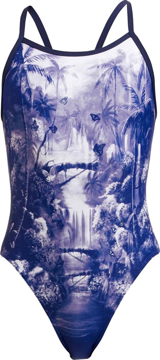 Falling Water Single strap one piece - Meisjes | Funkita