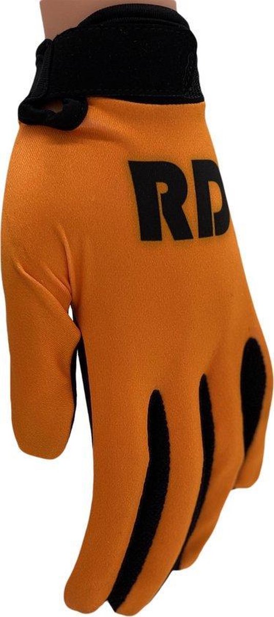 RD Sportswear Development Line gloves Oranje BMX MOTO MTB handschoenen kinderen maat 4