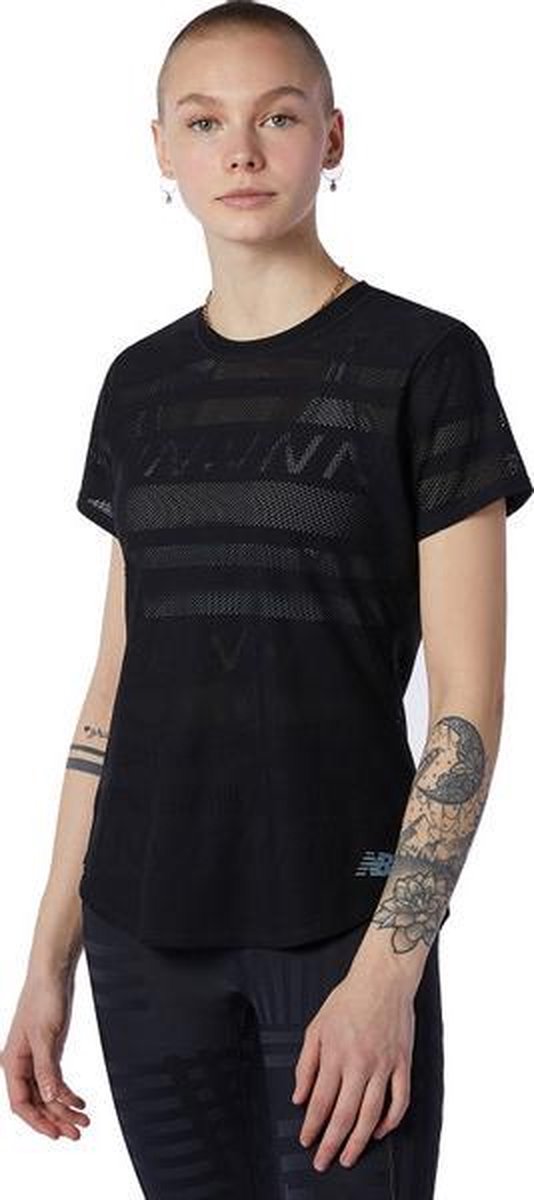 New Balance Q Speed T-Shirt Dames - zwart - maat S
