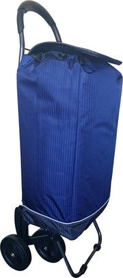 2-in-1 Boodschappenwagen- Blauw