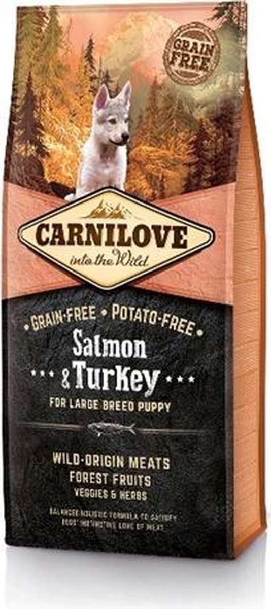 Carnilove salmon / turkey puppies large breed - 1