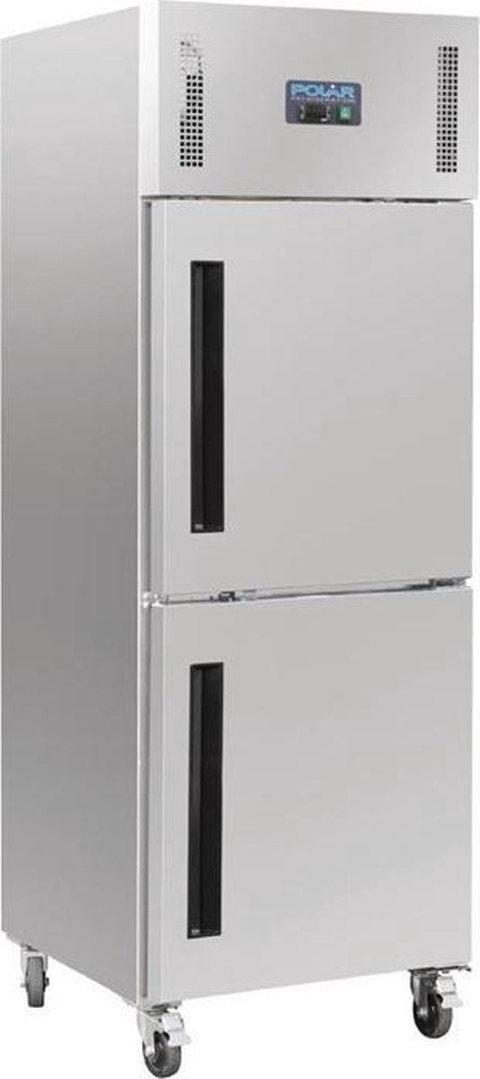 Polar Gastro 1-deurs koeling met gedeelde deur 600ltr