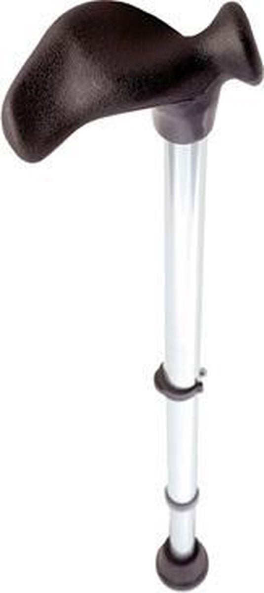 Wandelstok met anatomische palmgreep linkerkant