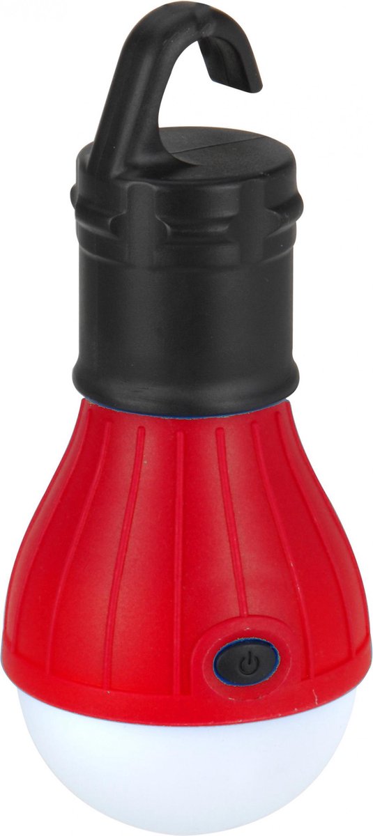 Redcliffs Campinglamp 12 Cm Led Batterijen Rood